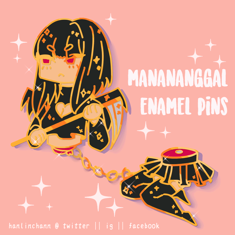 PH Mythology - Manananggal - Linking Enamel Pins