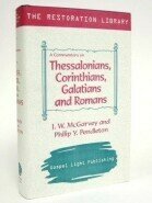 Commentary on Thessalonians, Corinthians, Galatians and Romans