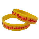 A Royal Adventure Silicone Wristbands (pk of 12)