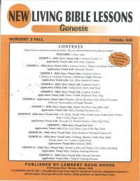 NLBL Nursery 2 Stories from Genesis - Fall Visual Aid NLBL Nursery 2 Stories from Genesis - Fall Visual Aid