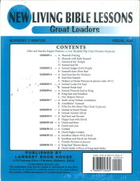 NLBL Nursery 3 Great Leaders - Winter Visual Aid