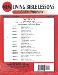 NLBL Nursery 3 God's Prophets - Summer Visual Aid