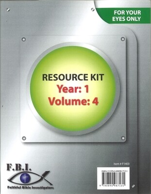 Faithful Bible Investigators (F.B.I.) Vol 4 - Resource Kit