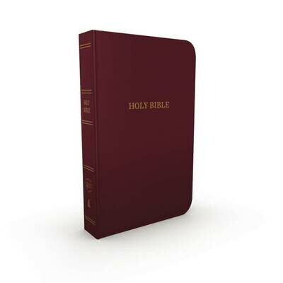 KJV Gift and Award Bible, Leather-Look, Burgundy 