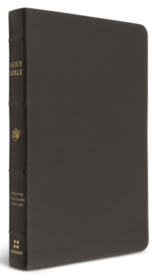 ESV Thinline Bible, Buffalo Leather, Deep Brown