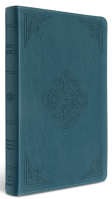 ESV Thinline Bible, TruTone®, Deep Teal, Rotunda Design