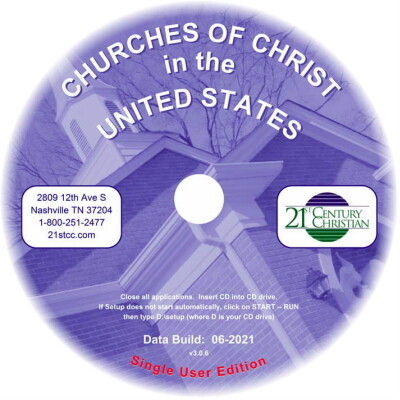 Churches of Christ in the USA Single User Software