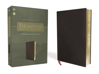 ESV Thompson Chain Reference Bible - Black Bonded Leather ESV Thompson Chain Reference Bible - Black Bonded Leather