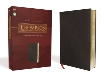NKJV Thompson Chain Reference Bible - Black Bonded Leather NKJV Thompson Chain Reference Bible - Black Bonded Leather