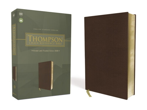 ESV Thompson Chain Reference Bible - Brown Leathersoft
