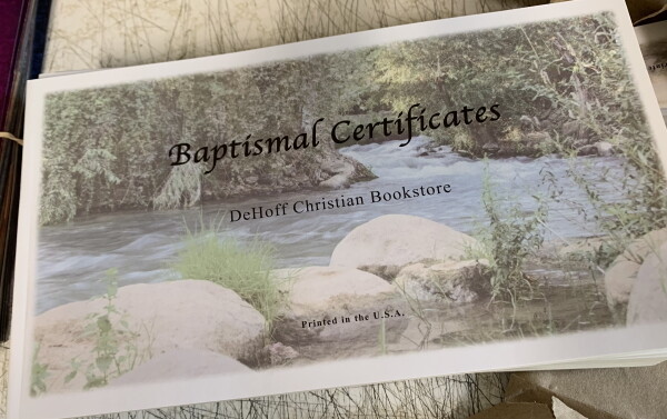Dehoff Baptismal Certificates