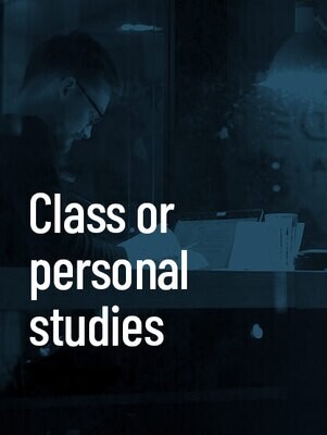 Class or Personal Studies