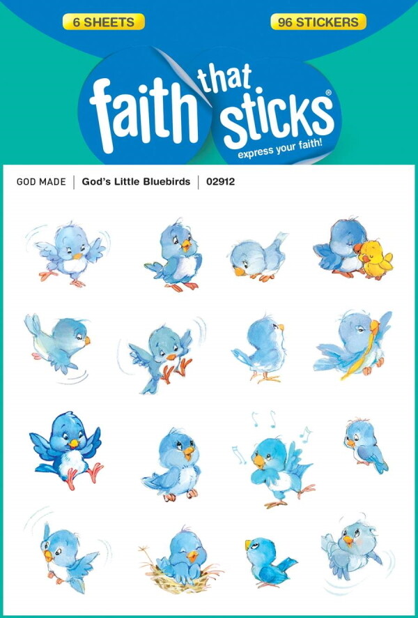 God’s Little Bluebirds Stickers