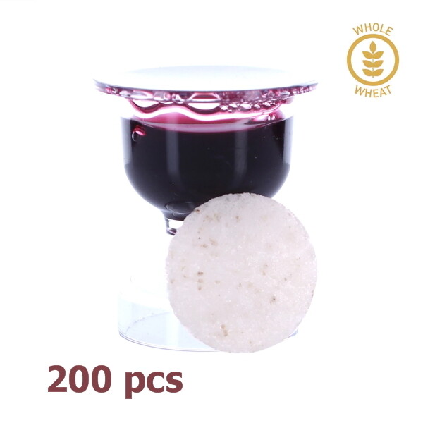 World Communion Cups (200 Pack) Concord Grape Juice and Whole Wheat Wafer - Shipped Directly from Manufacturer