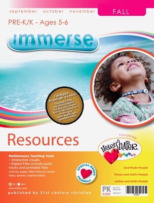 Fall Immerse Pre-K & K Resources