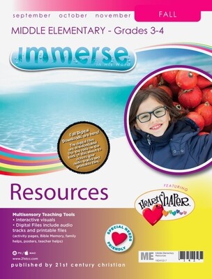Fall Immerse Middle Elementary Resources