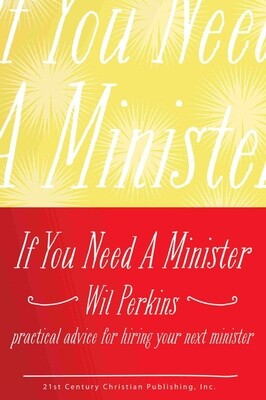 If You Need a Minister