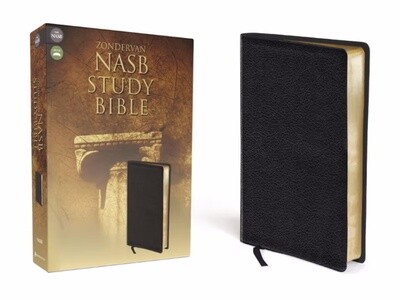 NASB '95 Study Bible, Bonded Leather, Black 