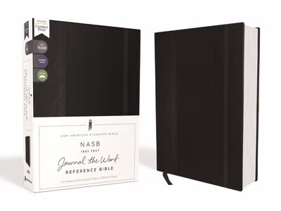 NASB '95 Journal the Word Reference Bible, Hardcover, Black