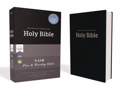 NASB Pew and Worship Bible, Hardcover, Black NASB Pew and Worship Bible, Hardcover, Black