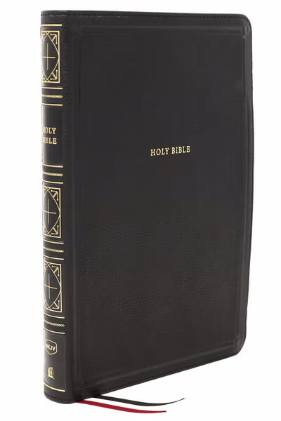 NKJV Thinline Giant Print Bible, Leathersoft, Black