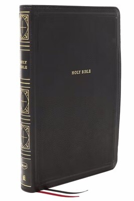NKJV Thinline Giant Print Bible, Leathersoft, Black 