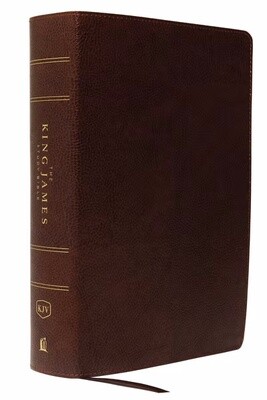 KJV Full-Color Study Bible, Bonded Leather, Brown