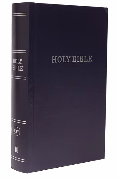 KJV Large Print Pew Bible, Blue 