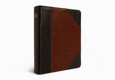 ESV Single Column Journaling Bible®, TruTone Brown/Cordovan, Portfolio Design