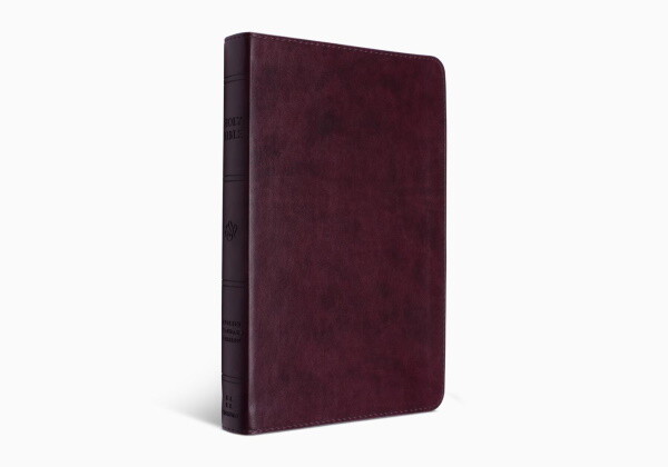 ESV Thinline Large Print Bible, TruTone, Mahogany 