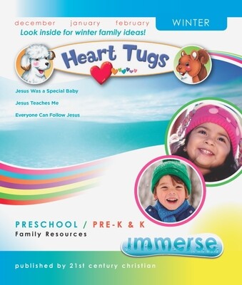 Winter Immerse Preschool/Pre-K&K Heart Tugs (take-home)