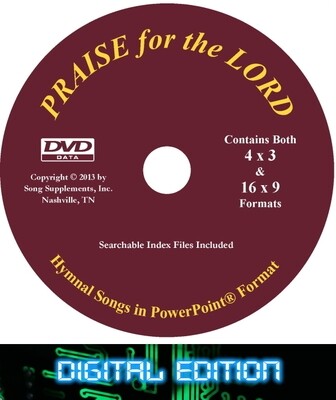 Praise For The Lord Expanded Edition Hymnal in PowerPoint Format Digital Edition