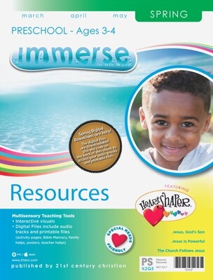 Spring Immerse Preschool Resources