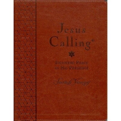 Jesus Calling : Enjoying Peace in His Presence, Large Print Deluxe Edition