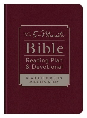 The 5-Minute Bible Reading Plan And Devotional The 5-Minute Bible Reading Plan And Devotional