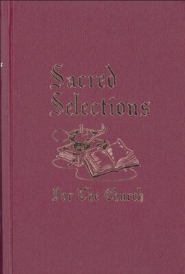 Sacred Selections for the Church Burgundy HC
