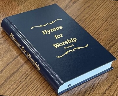 Hymns for Worship Revised Navy Blue Hardcover