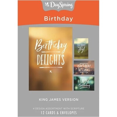 Boxed Cards - Birthday - Simply Stated, KJV Boxed Cards - Birthday - Simply Stated, KJV