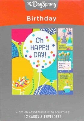 Boxed Cards - Birthday - Oh Happy Day