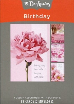 Boxed Cards - Birthday - Pretty Pinks