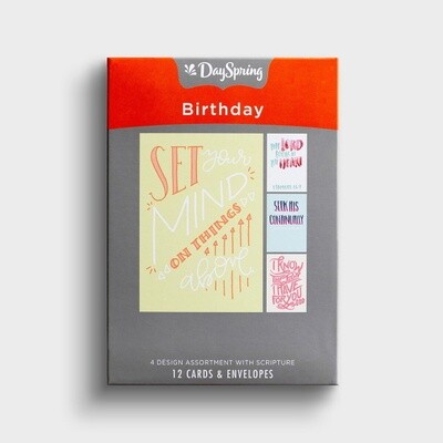Boxed Cards - Birthday - Bible Letters