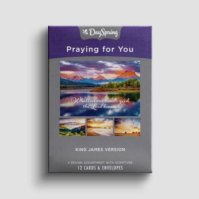 Boxed Cards - Praying for You - Heartfelt Expressions/Photos, KJV