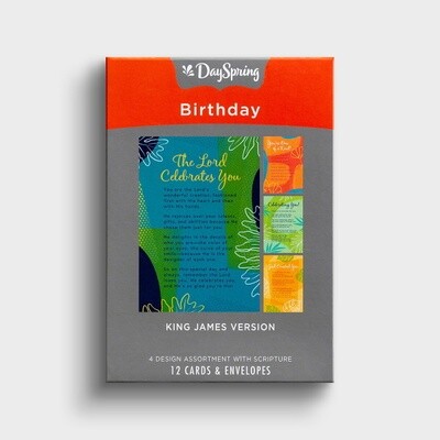 Boxed Cards - Birthday - Tropical Truths/Geometric, KJV