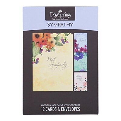 Boxed Cards - Sympathy - Comfort and Prayers/Watercolors
