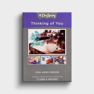 Boxed Cards - Thinking of You - Coffee House, KJV