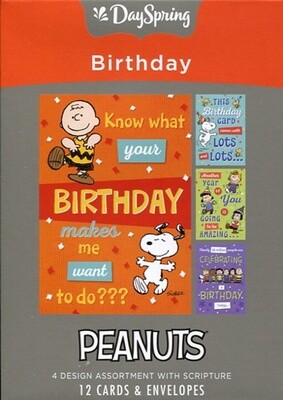 Boxed Cards - Birthday - Peanuts Happy Birthday