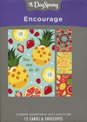 Boxed Cards - Encourage - Fresh Fruit