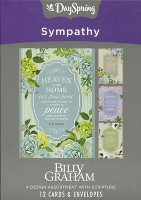 Boxed Cards - Sympathy - Heaven (Billy Graham), KJV