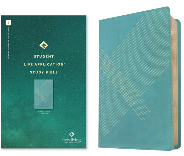 NLT Student Life Application Study Bible, Filament Enabled Edition, LeatherLike, Teal 