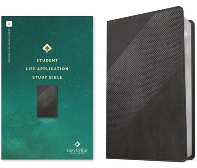 NLT Student Life Application Study Bible, Filament Enabled Edition, LeatherLike, Charcoal Gray 